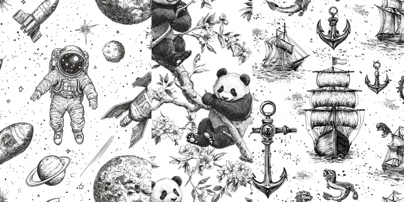 Vintage Seamless Patterns