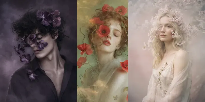 Surreal Floral Fine Art Portraits
