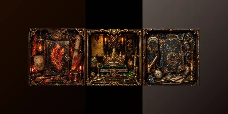 Celestial Relics Shadowbox Collections generated by undefined