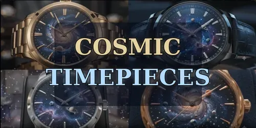 Cosmic Timepieces generated by veo