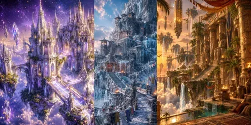 Hyperrealistic Sky Island Ruins generated by chatgpt-image