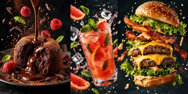 3D Food Beverage Commercial Photography