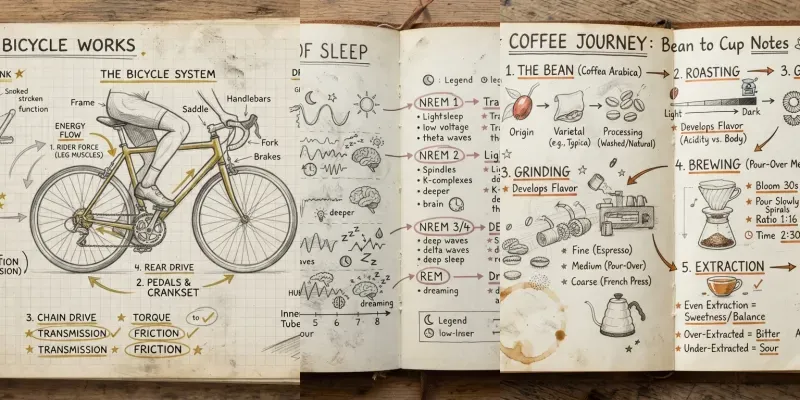 Notebook Infographics generated by undefined