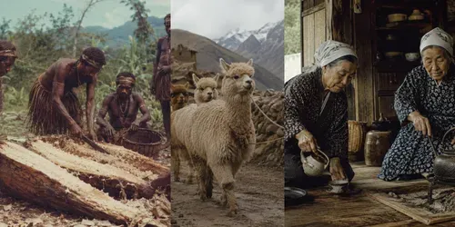 Vintage Documentary Any Culture Tribes generated by chatgpt-image