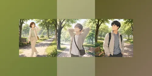 Soft Anime Park Wellness generated by chatgpt-image