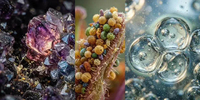 Cinematic Micro World Photography generated by undefined