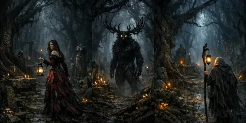 Gothic Dark Forest Generator generated by undefined