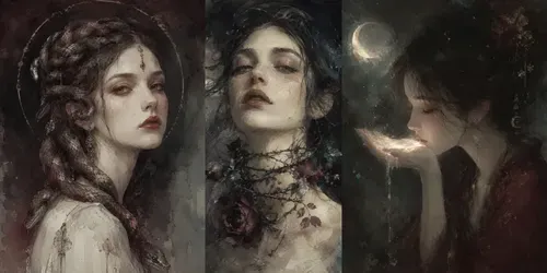 Ethereal Woman Portraits generated by chatgpt-image