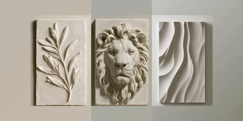 Plaster Reliefs generated by undefined