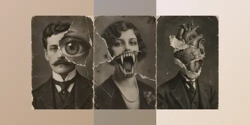 Dadaist Surreal Vintage Photo Collages generated by chatgpt-image