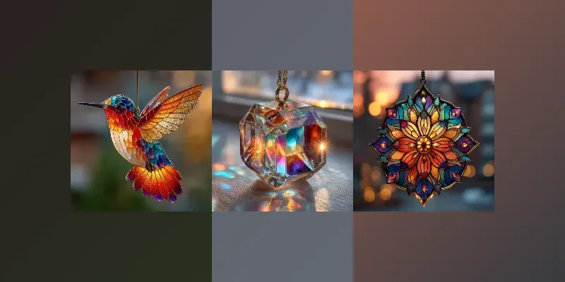 Radiant Glass Light Reflections generated by undefined