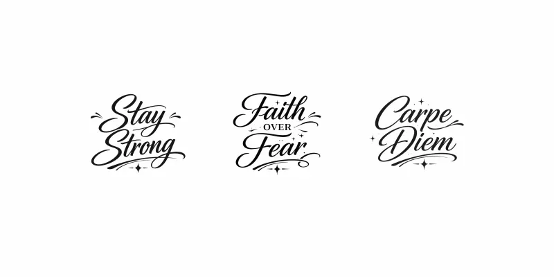 Lettering Tattoo Designs generated by undefined