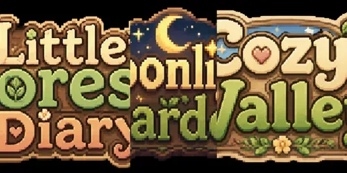 Cozy Pixel Game Logo Generator generated by chatgpt-image