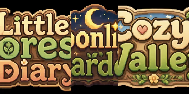 Cozy Pixel Game Logo Generator generated by undefined
