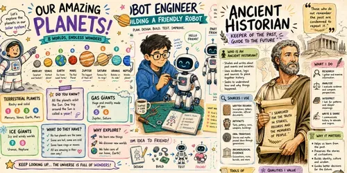 Whimsical Career Posters generated by chatgpt-image