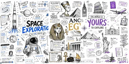 Doodle Story Collage Generator generated by chatgpt-image