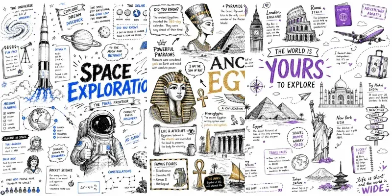 Doodle Story Collage Generator generated by undefined