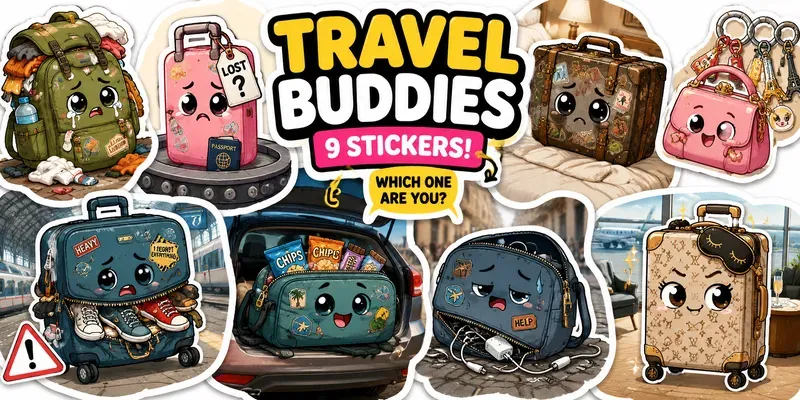Travel Buddies Sticker Packs generated by undefined