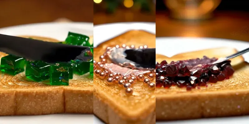 Asmr Spread On Toast Solid Gooey generated by undefined