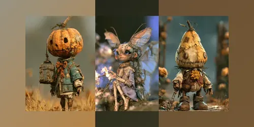 Whimsical Gothic Oddities generated by midjourney
