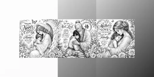 Emotional Hug Illustrations generated by chatgpt-image