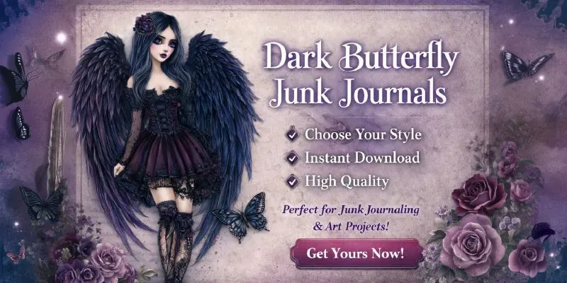 Dark Butterfly Junk Journals generated by undefined