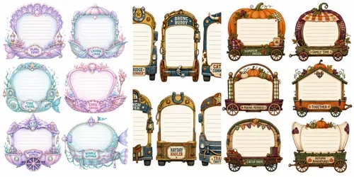 Western Printable Writing Cards Kids generated by chatgpt-image