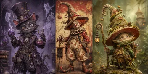 Whimsical Storybook 3D Character Designs generated by chatgpt-image