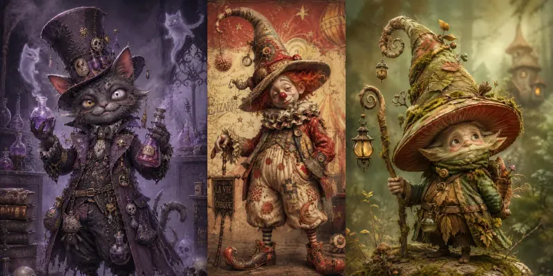 Whimsical Storybook 3D Character Designs generated by undefined