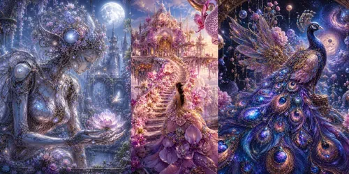 Celestial Bloom Couture generated by chatgpt-image