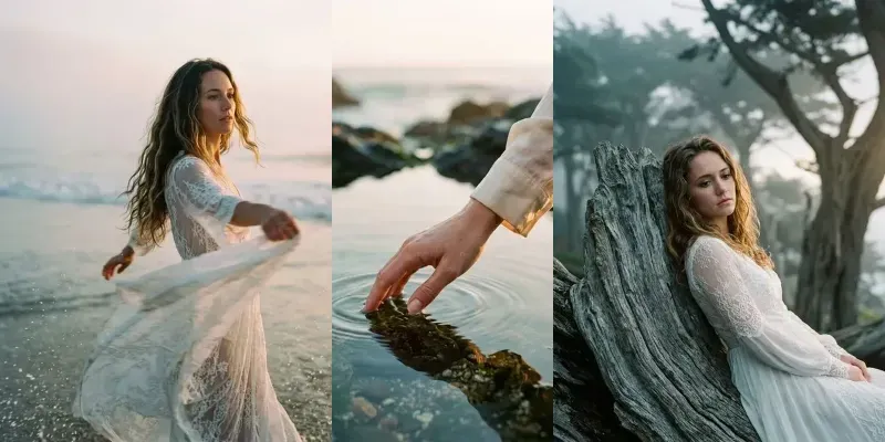 Cinematic Ethereal Muse Photography generated by undefined