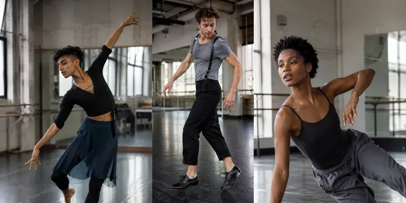 Dance Rehearsal Portraits generated by undefined