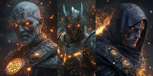 Fantasy Elf Warrior Cinematic RPG Art generated by midjourney