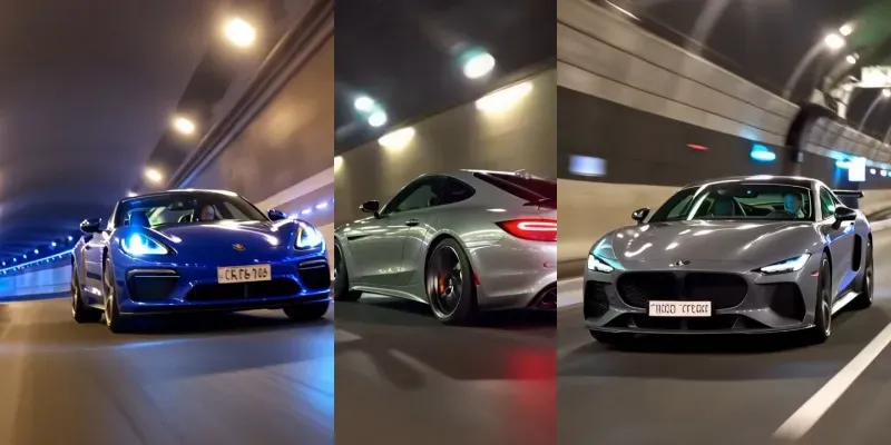 Cinematic Videos Of Realistic Sports Cars generated by undefined