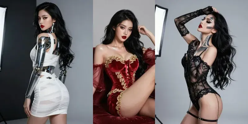 Hyperrealistic Studio Portraits generated by undefined