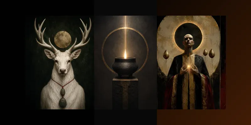 Contemporary Sacred Icon Art generated by undefined