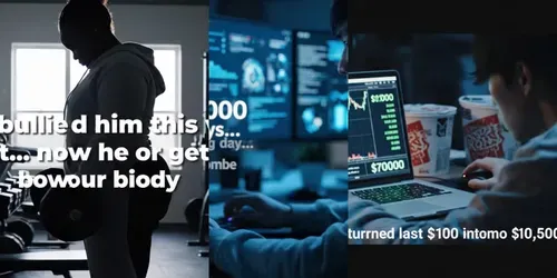 Faceless Viral Story Generator generated by veo