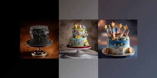 Professional Birthday Cakes generated by midjourney