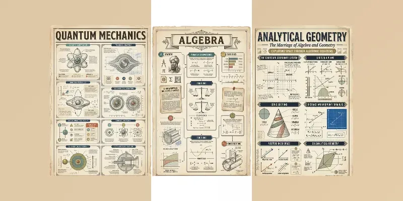 Vintage Scientific Infographic Posters generated by undefined