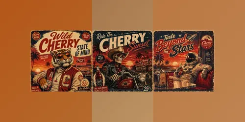 Retro Cherry Dreams Collections generated by chatgpt-image
