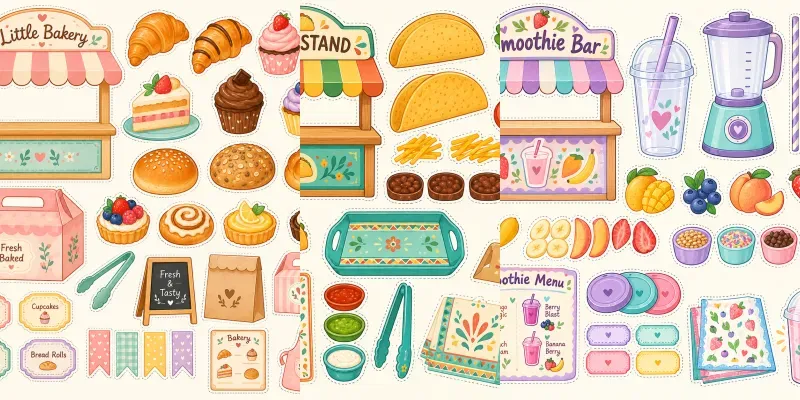 Printable Pretend Food Fun
