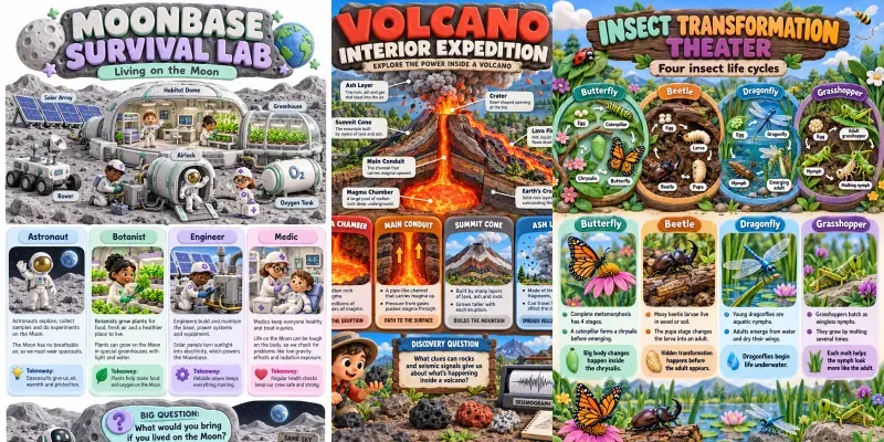Childrens Learning Infographics