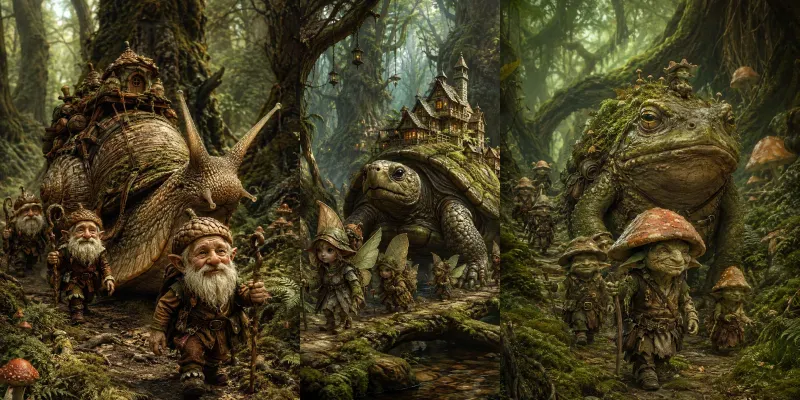 Mystical Forest Folk generated by undefined
