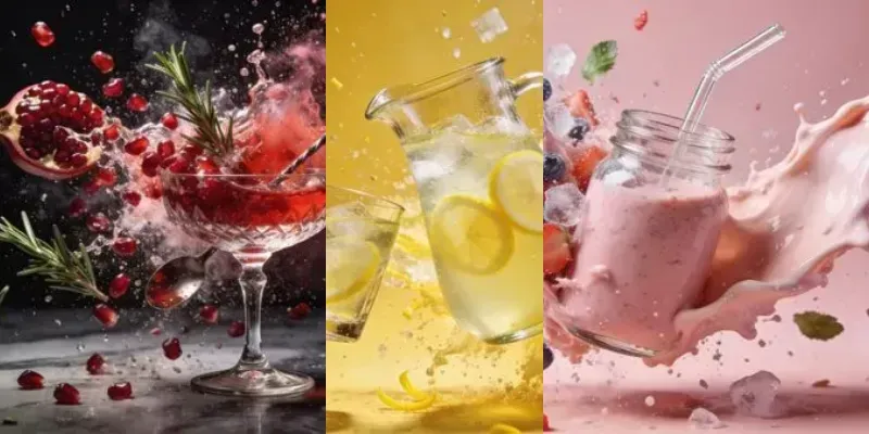 4K Liquid Splash Product Photography generated by undefined