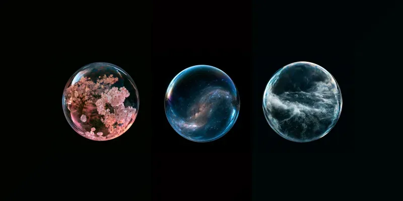 Soap Bubble World Art Generator generated by undefined