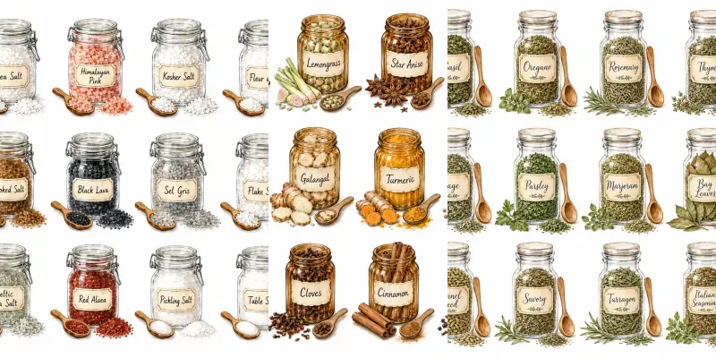 Watercolor Spice Jar Clipart generated by undefined