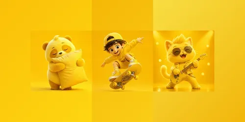 Cute 3D Toystyle Mascots generated by chatgpt-image