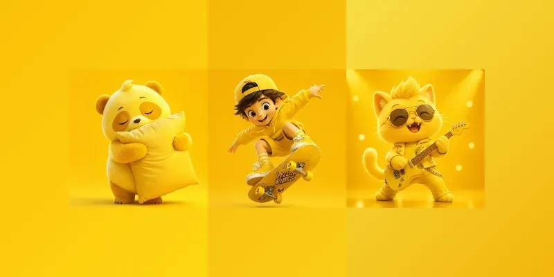 Cute 3D Toystyle Mascots generated by undefined