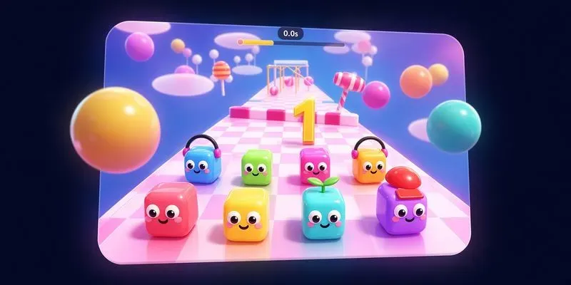 3D Jelly Obstacle Race Game Builder