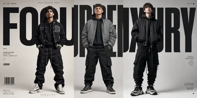 Luxury Streetwear Cover Templates generated by undefined
